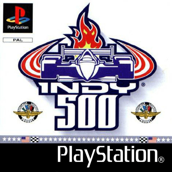 Indy 500 box art for Playstation